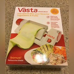 VASTA SHEET SLICER NIB PASTA FRUITS SPIN & SLICE KITCHEN